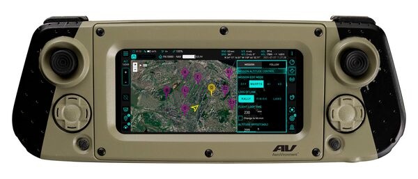 The user interface and hand device for AeroVironment's new Crysalis ground control solution for the company's robotic products.