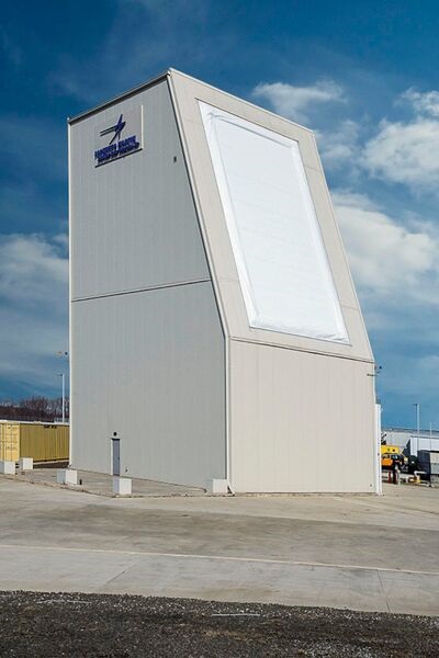 The Long Range Discrimination Radar seen in testing at Lockheed Martin's facilities in the US. The UK is set to acquire this system under a State Department approval for a ballistic missile defence radar announced on 17 March.