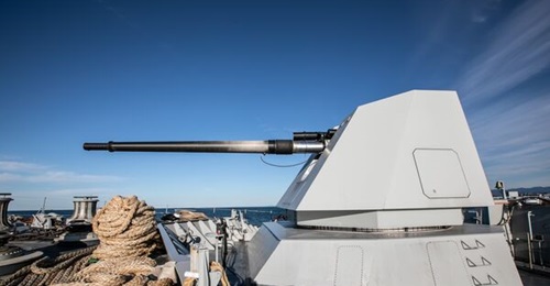 The German Navy's new Type 126 frigates are to be equipped with Leonardo's OTO 127/64 LW Vulcano naval guns.