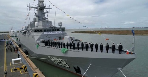 Navantia handed over the first Saudi Avante 2200 corvette,
        
         on 31 March.