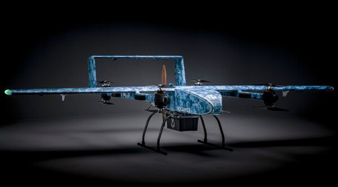 The Volansi Voly M20 hybrid-electric VTOL UAV. The company on 8 July announced Will Roper, former USAF acquisition boss, as its new CEO.