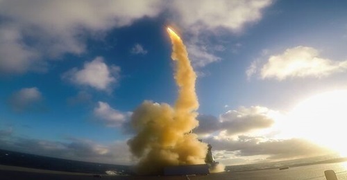 The French Navy Horizon-class anti-air frigate FS 
        
         detected, tracked and destroyed a supersonic target with an Astor 30  missile on 21 May 2021 during exercise 'Formidable Shield 2021'.