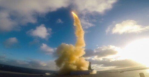 The French Navy Horizon-class anti-air frigate FS 
        
         detected, tracked, and destroyed a supersonic target with an Aster 30  missile on 21 May 2021 during exercise 'Formidable Shield 2021'.