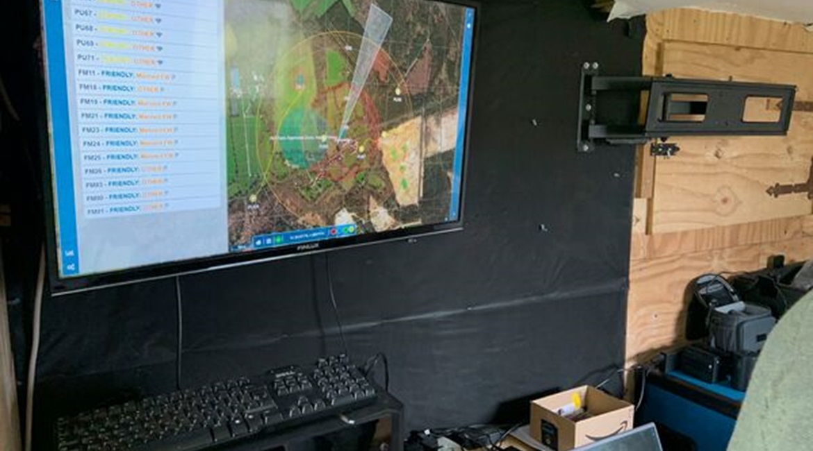 The OSL command-and-control element from a C-UAS network.