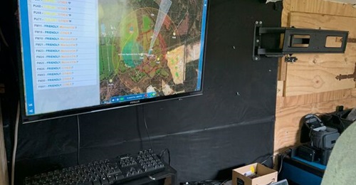The OSL command-and-control element from a C-UAS network.