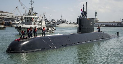 KRI 
        
        , one of four submarines in service with the Indonesian Navy. The country has approved a plan to obtain up to USD600 million in foreign loans to procure at least one second-hand boat as a stopgap measure while awaiting ne...