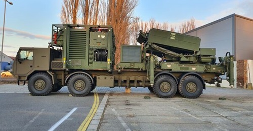 An IAI Multi-Mission Radar arriving in the Czech Republic in February 2022.