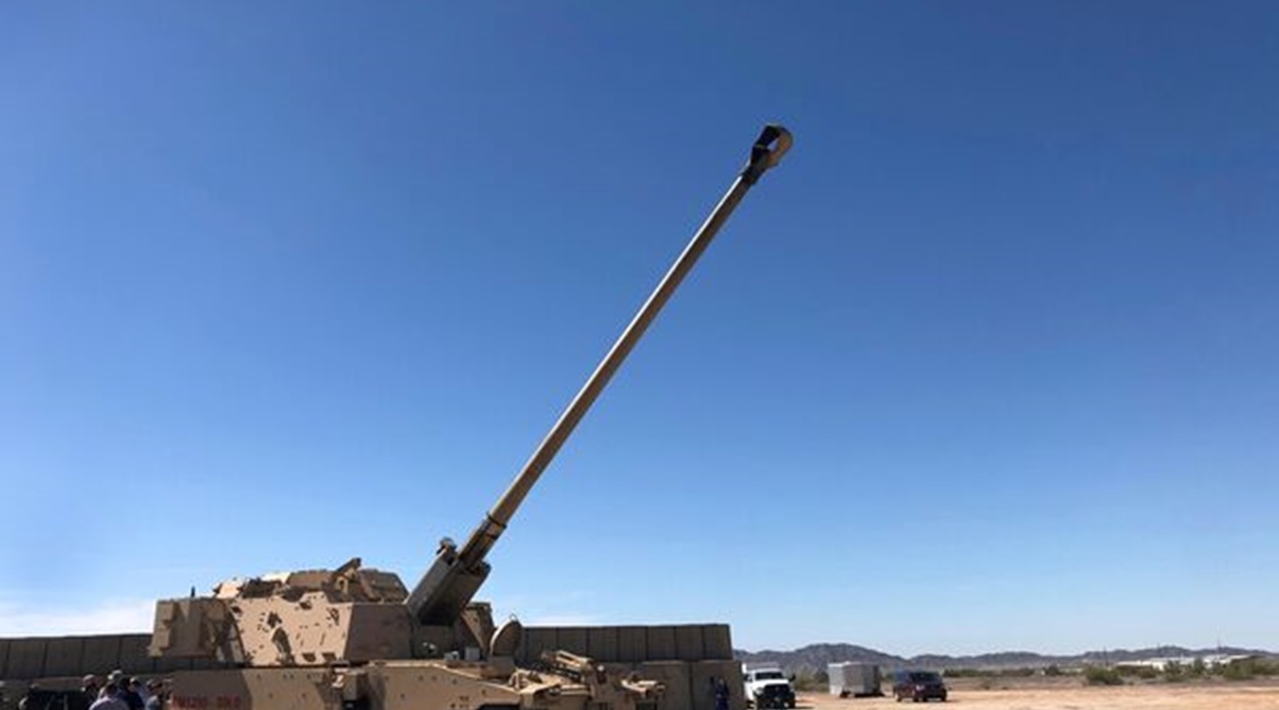 Shown here is the XM1299 prototype zero during a demo at Yuma Proving Ground, Arizona in March 2020. The US Army is in the process of producing four ERCA platform prototypes that build on this early version.