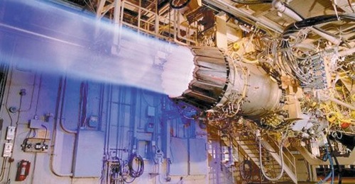 Pratt & Whitney's F135 conventional take-off and landing engine in afterburner on a test stand. The Pentagon is considering F-35 engine alternatives due to the F135's difficult sustainment and an expected need for better propulsion system performance i...