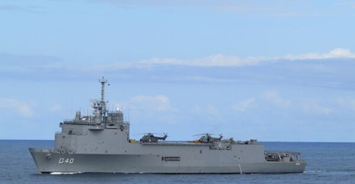 The Brazilian Navy is hosting helicopters of the army and air force aboard its NDM 
        
        (G40) Landing Platform Dock (LPD) for the first time.