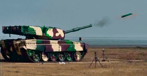 India's Combat Vehicles Research and Development Establishment has proposed the development of a combat UGV based on the Arjun Mk 1A MBT, pictured above test-firing an anti-tank guided missile.