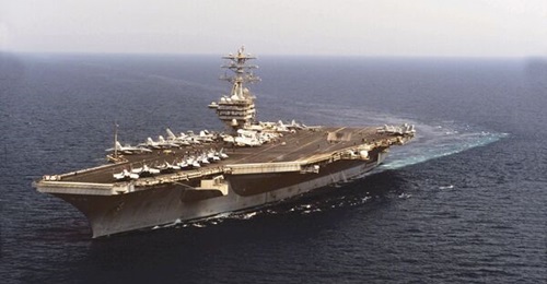 The US Navy plans to retire aircraft carrier USS
        
         in 2025.
