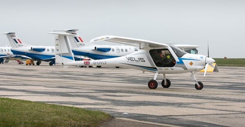 Affinity has conducted a series of electrically powered flights aboard a Velis Electro pilot training aircraft from Pipistrel.