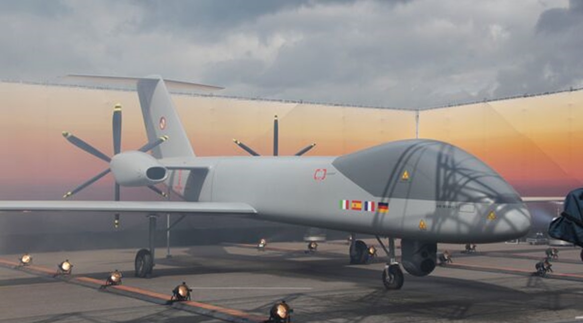A full-sized mock-up revealed at the ILA Berlin Airshow in 2018 showed the unmanned aircraft to be slightly larger in size than the GA-ASI MQ-9 Reaper, with a twin pusher-propeller configuration. The model on display was shown with a single electro-opt...