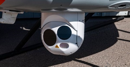 FixView unveiled its new FV-200 gyrostabilised multisensor turret in April. A mock-up is being tested on the RUAS-160 UAV while FixView integrates the turret.