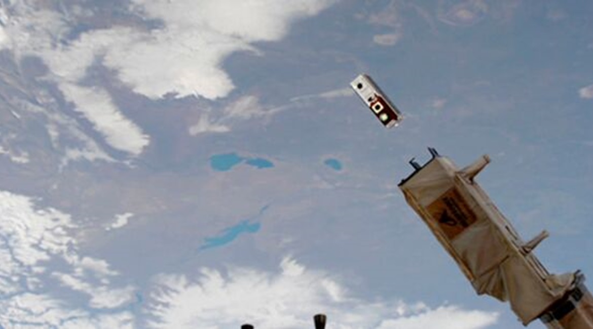 DARPA's Deformable Mirror CubeSat deployed from the International Space Station on 13 July.