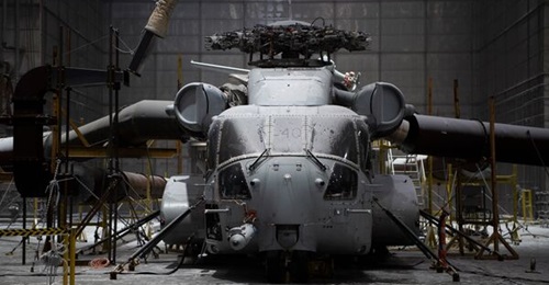 The CH-53K underwent cold weather testing as part of the IOC process.