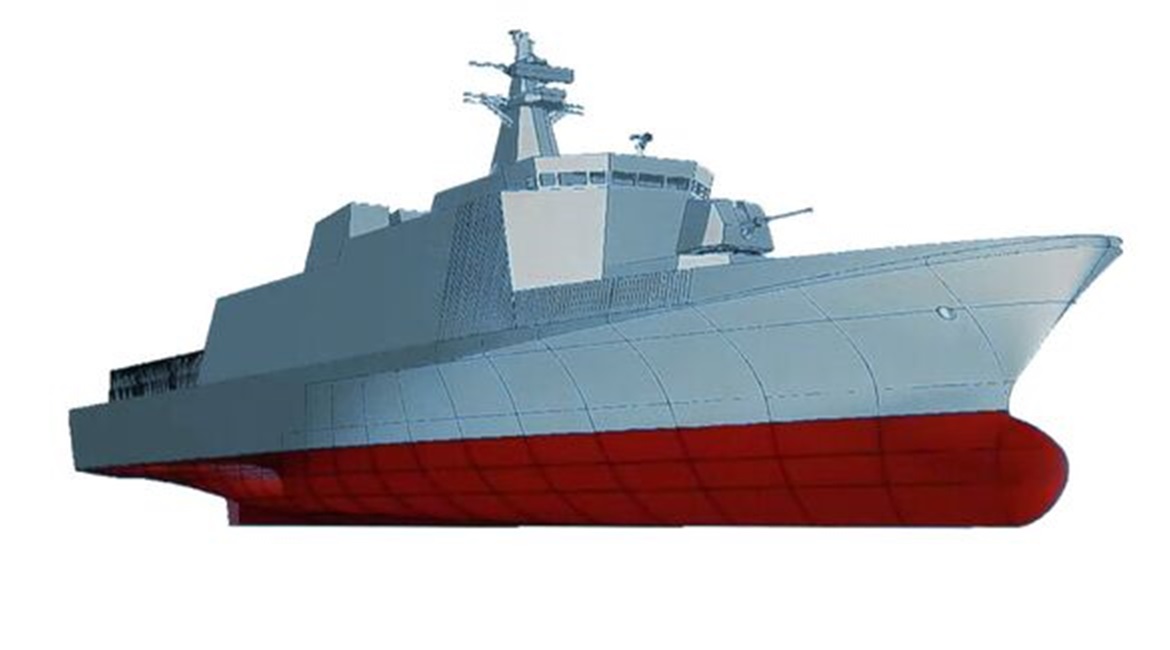 A screengrab from an ATLA video released in early July showing a CGI of a concept design for Japan's next-generation OPV.