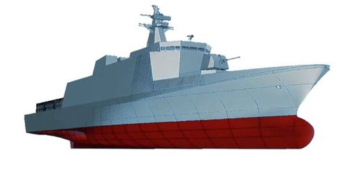 A screengrab from an ATLA video released in early July showing a CGI of a concept design for Japan's next-generation OPV.
