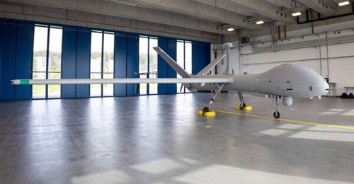 The first of two Hermes 900 UAVs received by Switzerland has been assembled ahead of flight trials and handover to the air force later in the year.