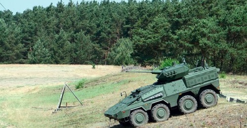 Slovenian Boxers will be similar to the Lithuanian versions (seen in trials in Germany), which are equipped with a Rafael Samson Mk II RWS.