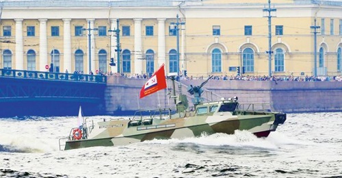 The Russian Navy operates a fleet of 17 Project 03160 Raptor fast patrol boats.