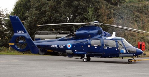 The FHSU service is delivered by British International Helicopters using two Airbus AS365 N2 Dauphin II helicopters.
