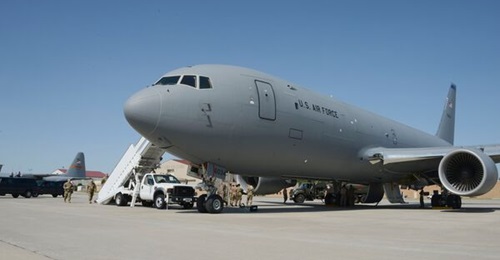 The US Air Force has approved the KC-46A's centerline drogue system to refuel USN and USMC aircraft.