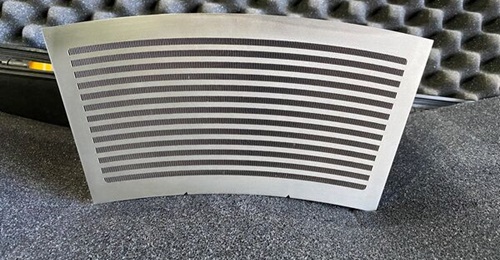 Raytheon Technologies 3D-printed this heat exchanger, which is designed for use in military and commercial jet engines.