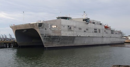 The US Marine Corps plans to use Expeditionary Fast Transport (T-EPF) vessels as bridge platforms while the Light Amphibious Warship programme is developed.