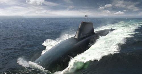 Elbit Systems UK is to engineer a training solution for the Dreadnought programme. Pictured here is an artist's rendition of a Dreadnought submarine.