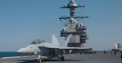 The US Navy warns that new carriers like the USS 
        
        (CVN 78) may not enter the fleet fast enough to maintain an 11-carrier fleet.