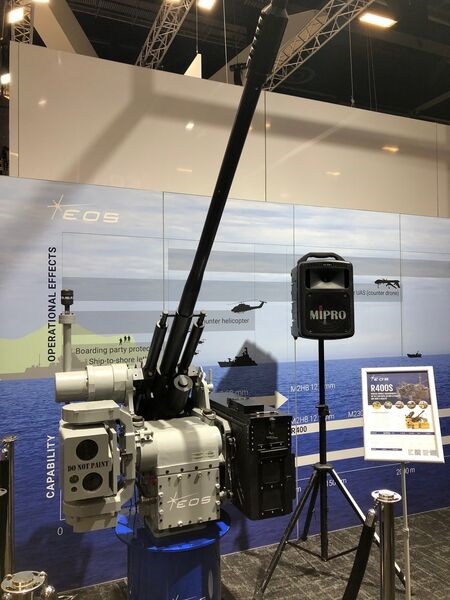 EOS has launched its R400-M RWS (pictured) at the Indo Pacific 2022 exhibition in Sydney.