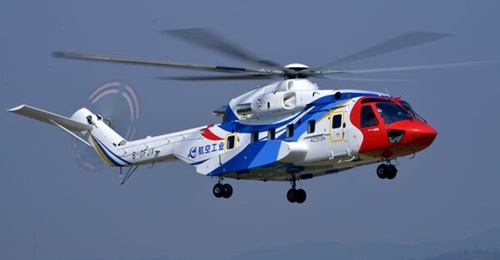 China's AC313A helicopter conducted its maiden flight on 17 May. With improved engines and high-altitude performance, this helicopter, which is an upgraded version of the Z-8 helicopters in PLA service, is likely to also be used by the Chinese military.