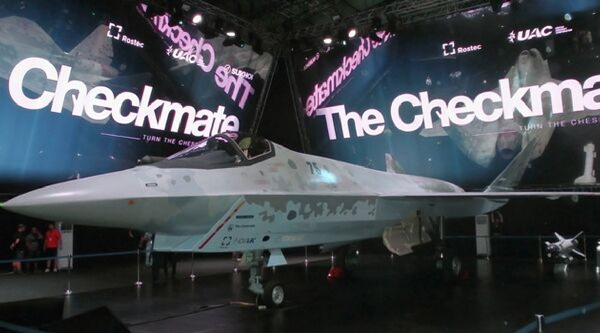 The Sukhoi-developed Checkmate multirole combat aircraft, unveiled at this year's MAKS airshow near Moscow, is due to make its maiden flight in 2023.