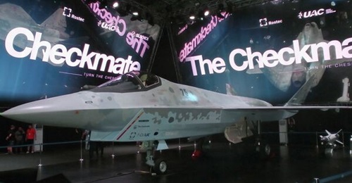 The Sukhoi-developed Checkmate multirole combat aircraft, unveiled at this year's MAKS airshow near Moscow, is due to make its maiden flight in 2023.