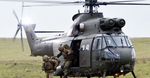 Under NMH, the UK is seeking to replace the Puma HC2 (pictured), and three other helicopter types.