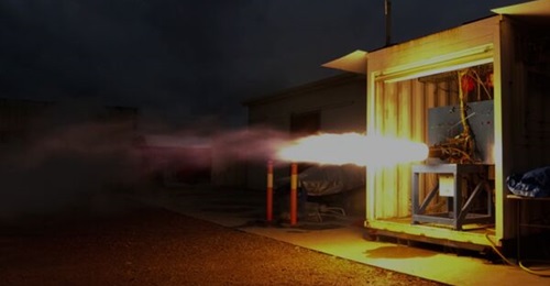 The test-firing of 'Phoenix' liquid rocket engine by Gilmour Space. Phoenix will power the third stage of Gilmour's Eris rocket, which intends to carry military and commercial payloads to LEO towards the end of 2022.