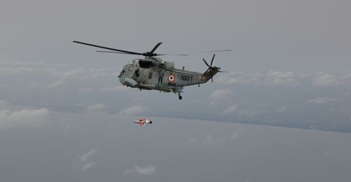 The Naval Anti-Ship Missile - Short-Range completed its maiden flight test from an Indian Navy's Sea King Mk 42B helicopter on 18 May.