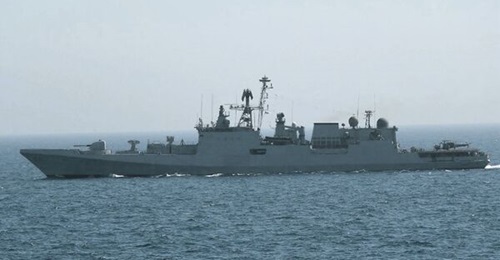 INS 
        
         is seen here in an image provided by the Hellenic Navy.
