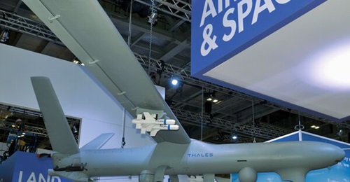 The Watchkeeper X at its launch at DSEI 2015.