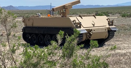 BAE Robotic Technology Demonstrator at EDGE22.