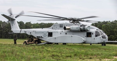 Parker Hannifin provides wheels and brakes for military aircraft, including the CH-53K King Stallion heavy-lift helicopter that Sikorsky is building for the US Marine Corps.