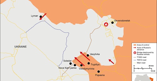 Russia began a new offensive in southern Donbas on 19 May.