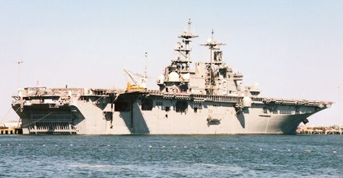 The NATO exercise 'Hedgehog' included the US amphibious assault ship USS 
        
        .