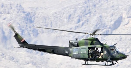 An RCAF CH-146 Griffon seen during an earlier deployment in Afghanistan. The fleet of 85 helicopters will be extended through to the early 2030s.