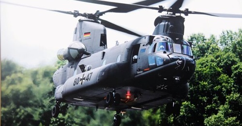 With Germany's STH announcement, this mocked-up image of a Chinook in Luftwaffe markings is set to become a reality.