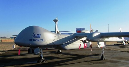 The Indian Armed Forces leased four Heron TP UAVs (pictured above) from Israel under emergency procurement clause in 2021 amid the stand-off with China.