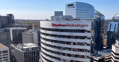 Raytheon Technologies is moving its corporate headquarters to an existing Raytheon building in Arlington, Virginia.
