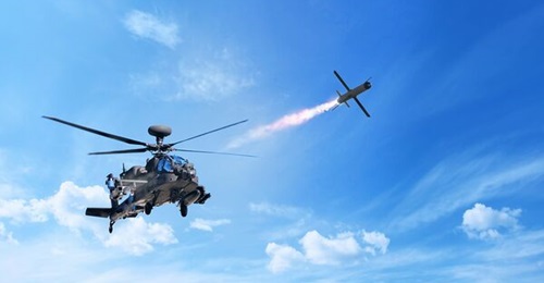 The Mk 6 Spike NLOS will be demonstrated on the AH-64E Apache Guardian during the initial LRPM evaluation shoot-offs later this year.